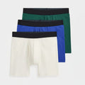4D-Flex Polo Bear Boxershorts 3er-Pack Feingewand Nevis/Royal/Grün S 