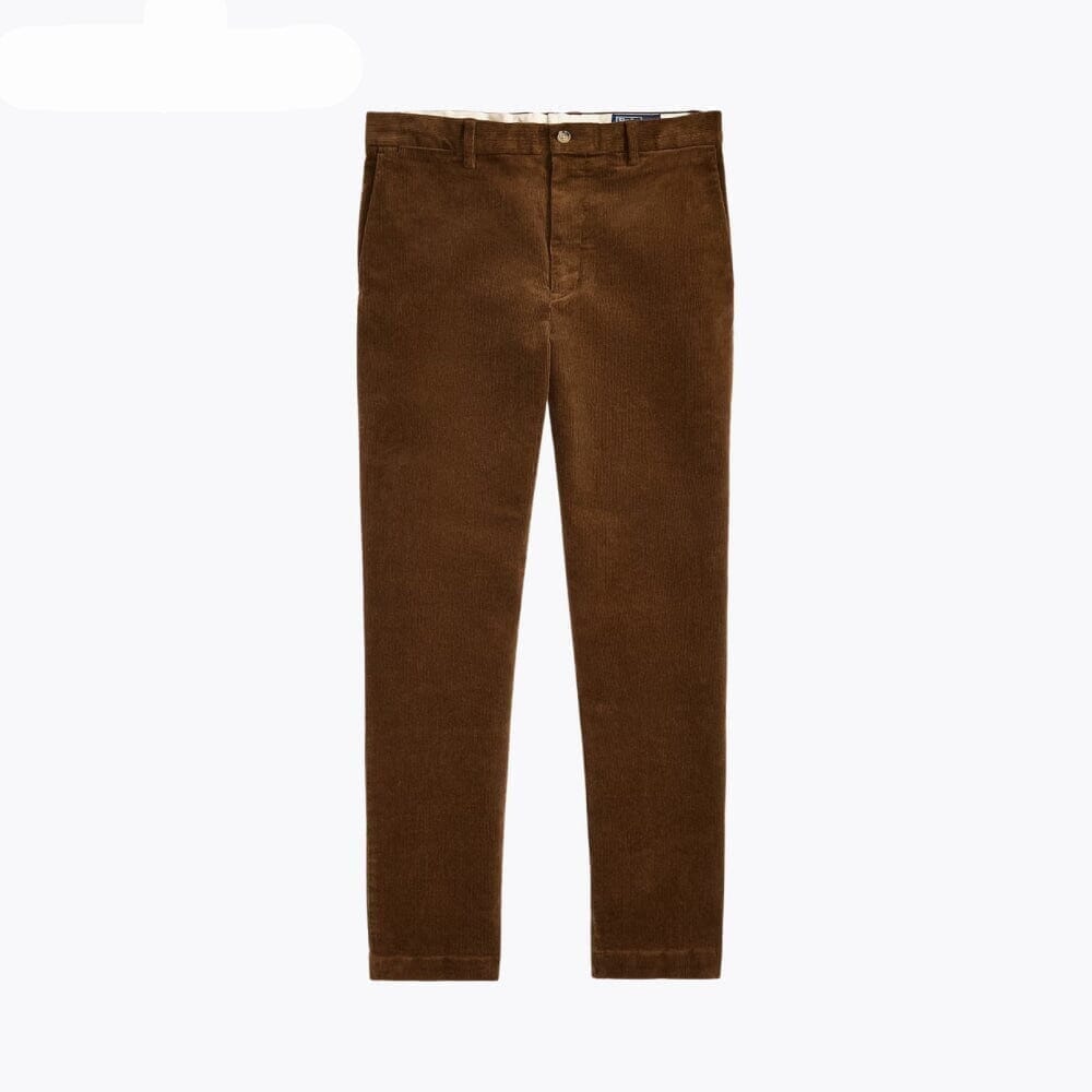 Andover Slim Fit Stretch-Cordhose Feingewand Bräune für moderne Reisende 28 