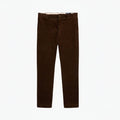 Andover Slim Fit Stretch-Cordhose Feingewand Cooper Brown 28 