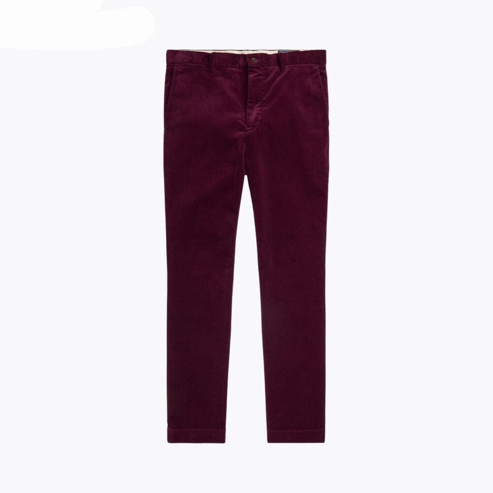 Andover Slim Fit Stretch-Cordhose Feingewand Rubin 28 
