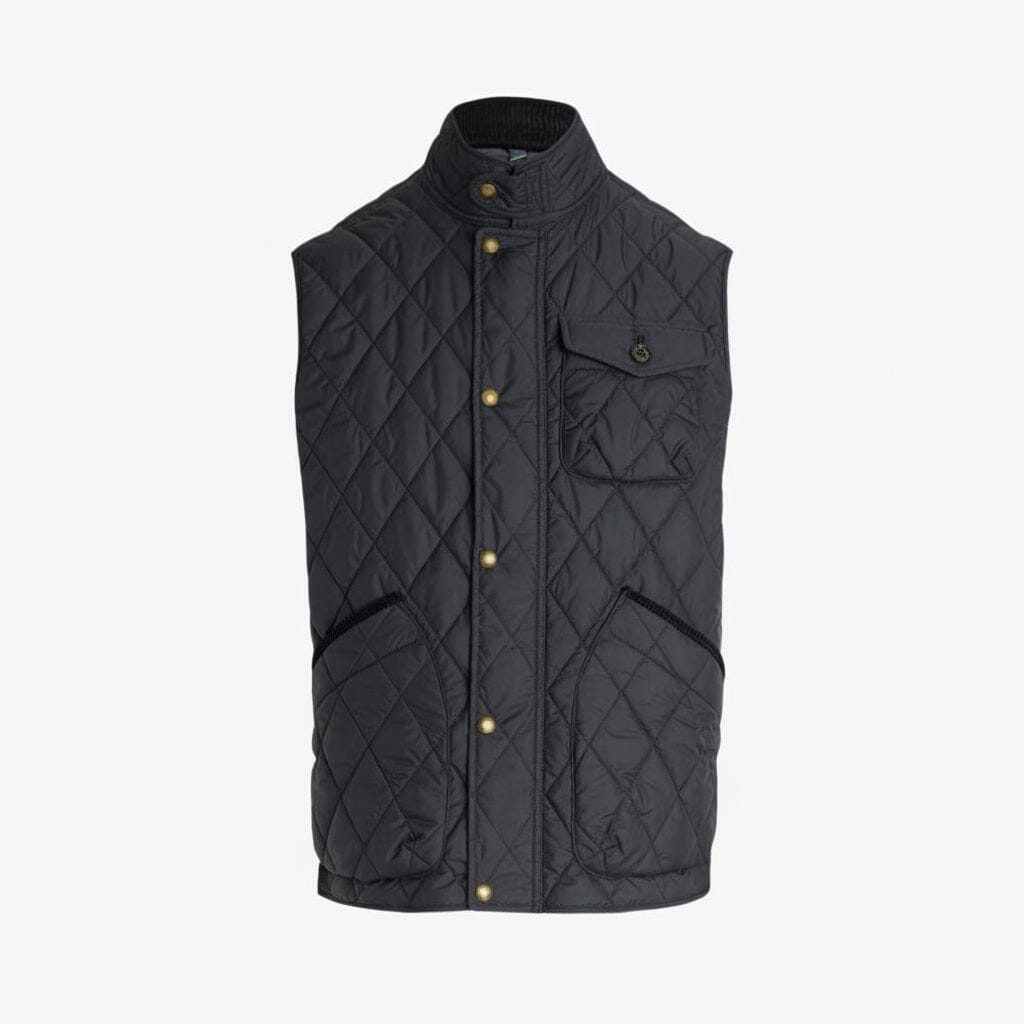 Beaton Steppweste Feingewand Polo Black S 