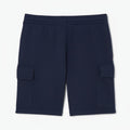 Cargo-Shorts aus Baumwollfleece Feingewand Mitternachtsblau S 