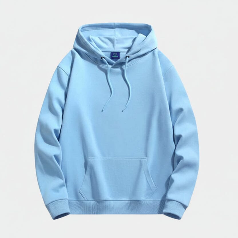 Classic Hoodie Feingewand Himmelblau S 