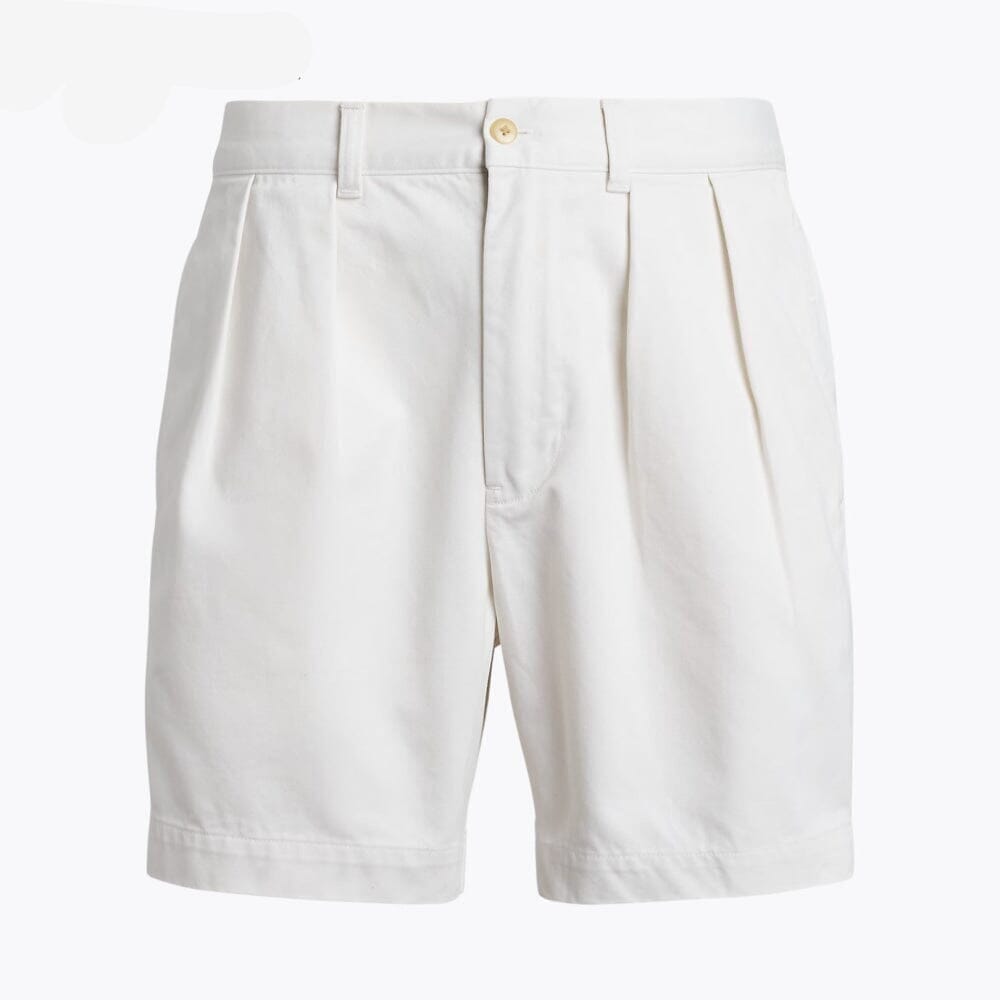 Cormac Chino-Shorts mit entspannter Passform Feingewand Weiß 28 