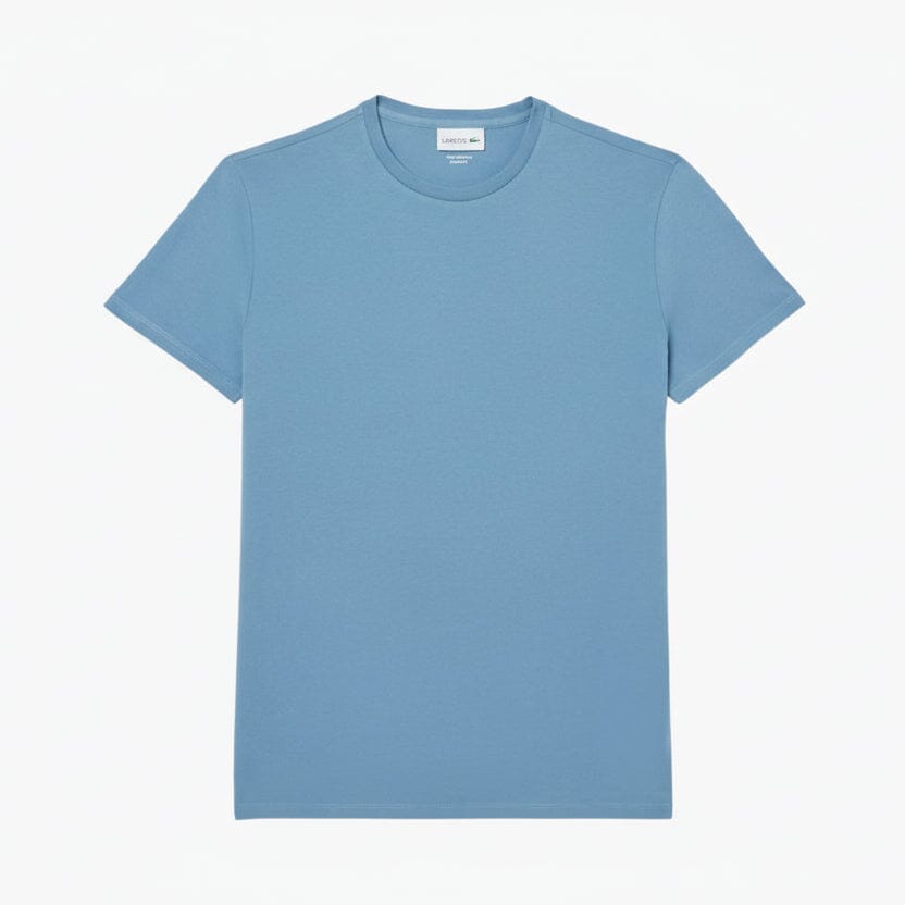 Cotton Pima T-Shirt Feingewand Blau S 