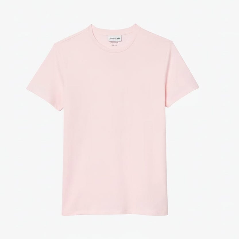 Cotton Pima T-Shirt Feingewand Hellrosa S 