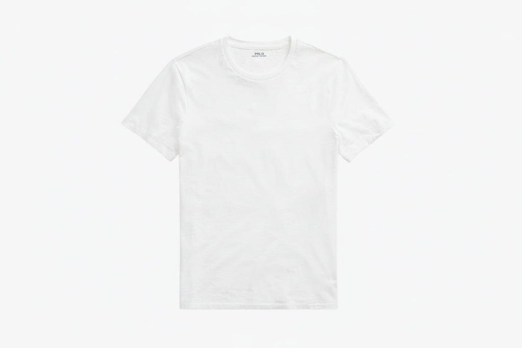 Custom Slim Fit Jersey Rundhals-T-Shirt Feingewand Weiß S 