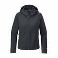 Damen-Softshelljacke Barr Lake mit Kapuze Feingewand Asphaltgrau Dunkelgrau Heidekraut S 