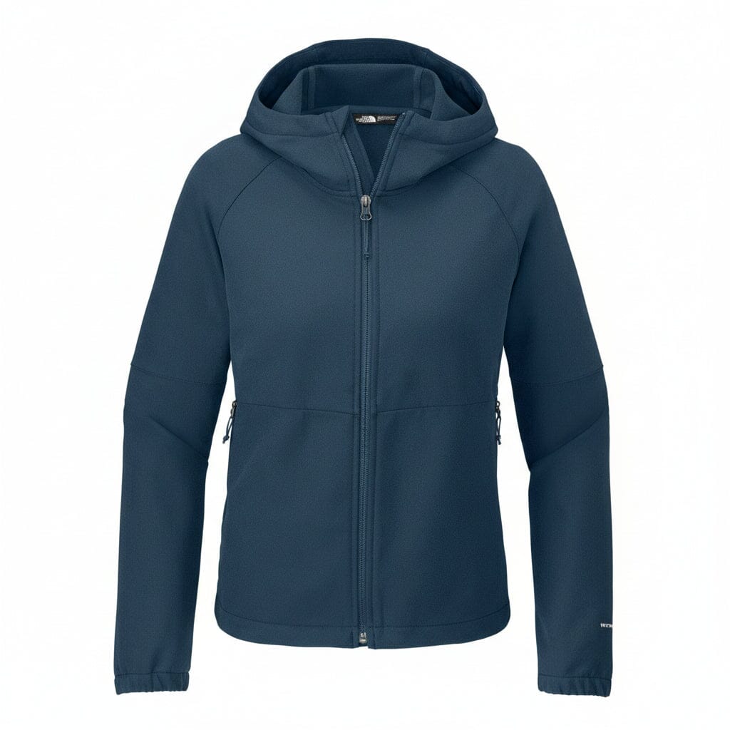 Damen-Softshelljacke Barr Lake mit Kapuze Feingewand Schattiges Blau Dunkelheide S 