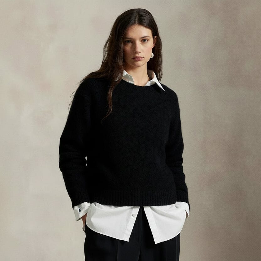 Der RL & Ricky Smoking-Bärenpullover Feingewand 