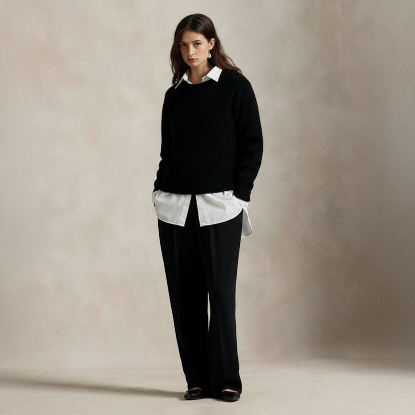 Der RL & Ricky Smoking-Bärenpullover Feingewand 