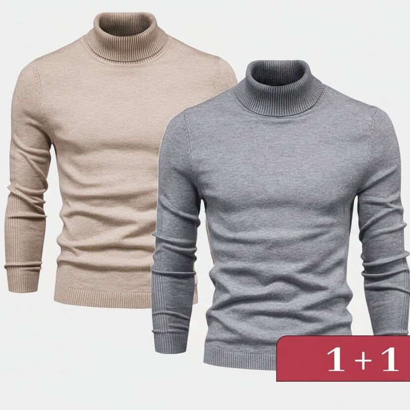 Double Elegance Rollkragenpullover – 1 kaufen, 1 gratis dazu Feingewand 