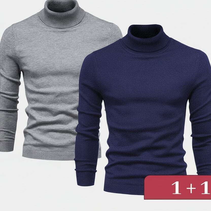 Double Elegance Rollkragenpullover – 1 kaufen, 1 gratis dazu Feingewand 