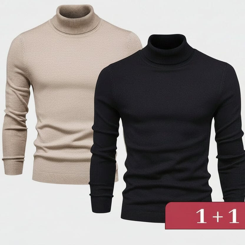 Double Elegance Rollkragenpullover – 1 kaufen, 1 gratis dazu Feingewand 