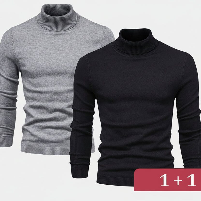 Double Elegance Rollkragenpullover – 1 kaufen, 1 gratis dazu Feingewand 