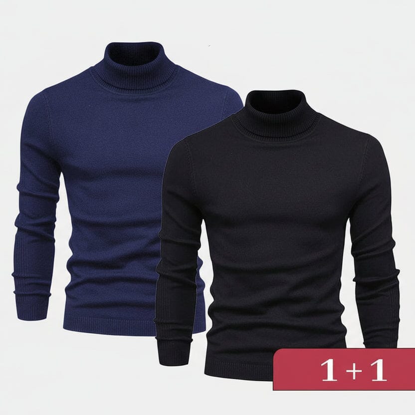 Double Elegance Rollkragenpullover – 1 kaufen, 1 gratis dazu Feingewand 