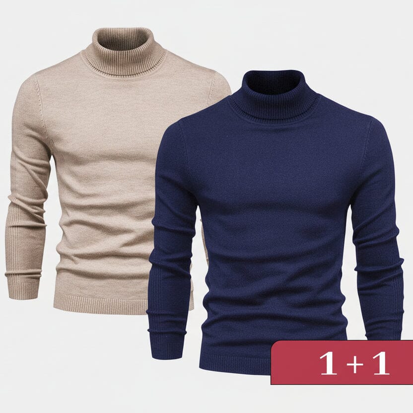 Double Elegance Rollkragenpullover – 1 kaufen, 1 gratis dazu Feingewand 