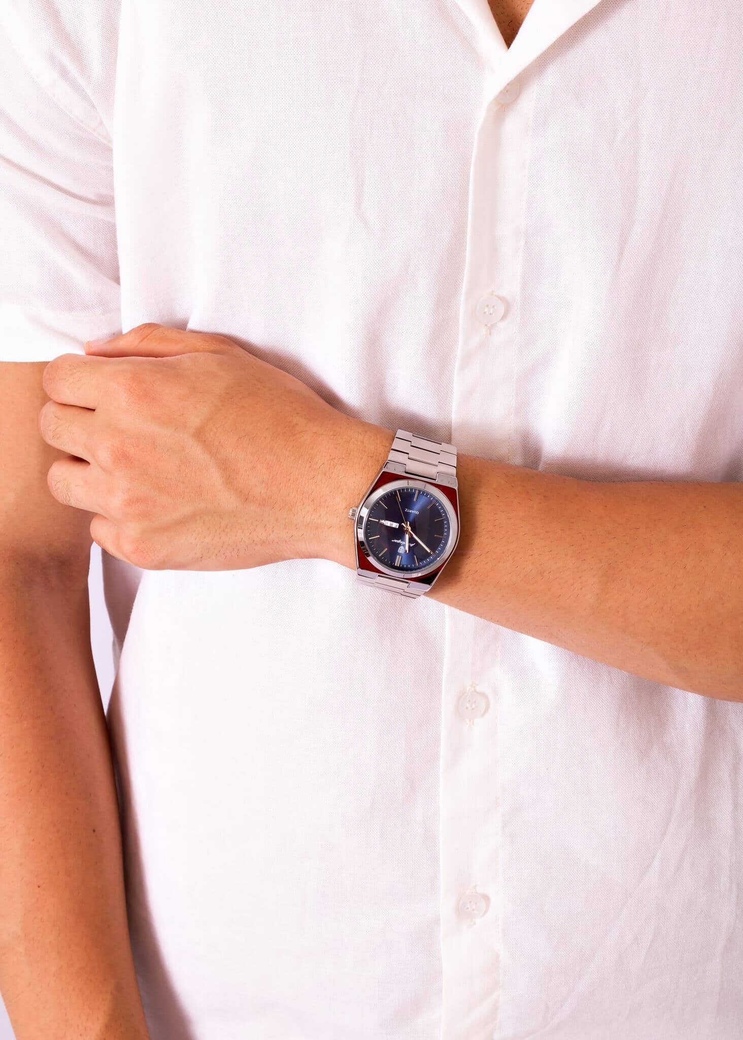 Essenza 40mm Uhr - Wasserdicht | Edelstahl Feingewand 