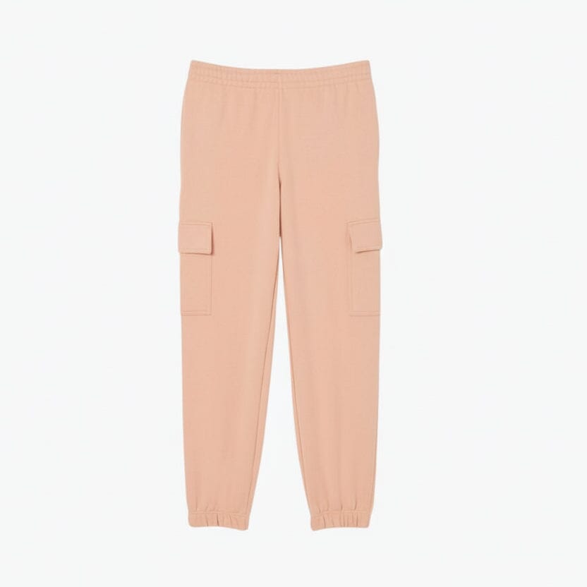 Fleece Cargo-Sweatpants Feingewand Rosa-beige S 