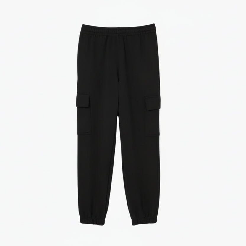 Fleece Cargo-Sweatpants Feingewand Schwarz S 