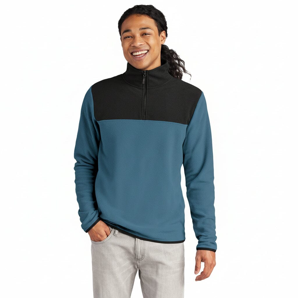 Glacier 1/4-Zip Fleece Feingewand Schattiges Blau/ Schwarz S 