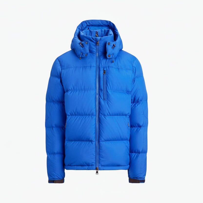 Gorham Daunenjacke Feingewand Neues Irisblau S 