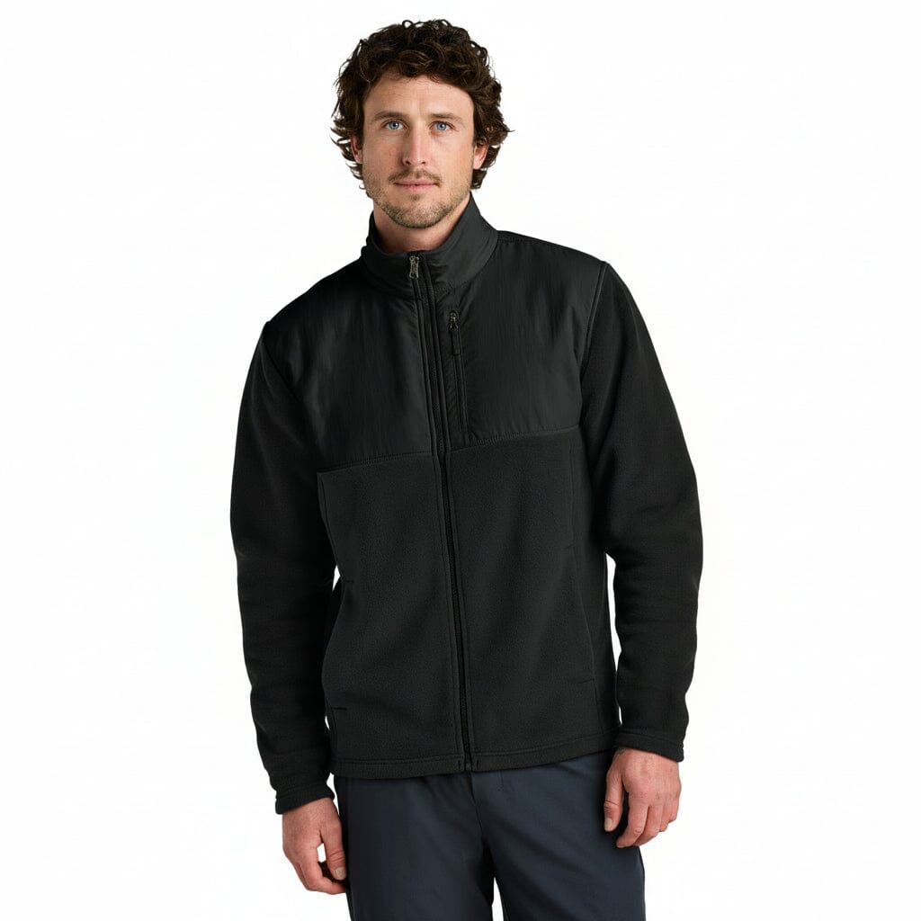 Highest Peak Fleecejacke mit durchgehendem Reißverschluss Feingewand Schwarz S 