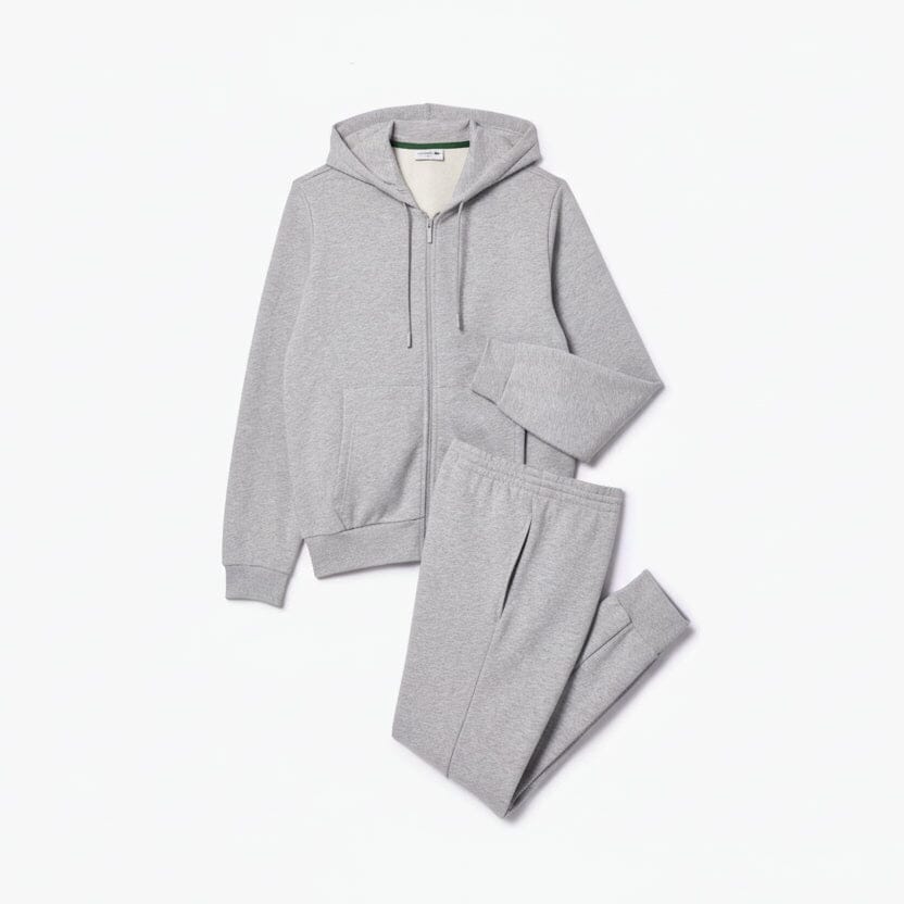 Kapuzen-Trainingsanzug Feingewand Grau S 