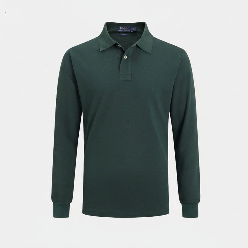 Langes Slim-Fit-Hemd Feingewand Grün S 