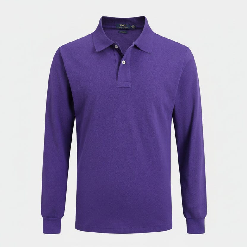 Langes Slim-Fit-Hemd Feingewand Lila S 